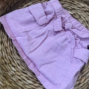 Old Navy Light Pink Cargo Skirt 12-18M
